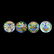 Eight (8) Mac' B French Faience Porcelain Plates - 2
