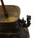 Vintage Chinese Metal Vase Mounted as a Lamp - 3