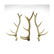 Three (3) Large Isolated Deer Antlers