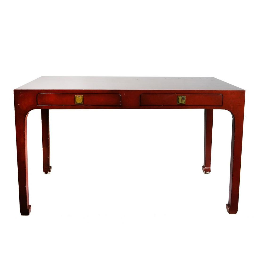 Mid Century Chinoiserie Writing Desk (1 of 3)