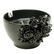 Artnenica Black Ceramic Bowl