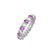 Diamond, Sapphire and Platinum Eternity Band