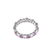 Diamond, Sapphire and Platinum Eternity Band - 3