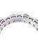 Diamond, Sapphire and Platinum Eternity Band - 4
