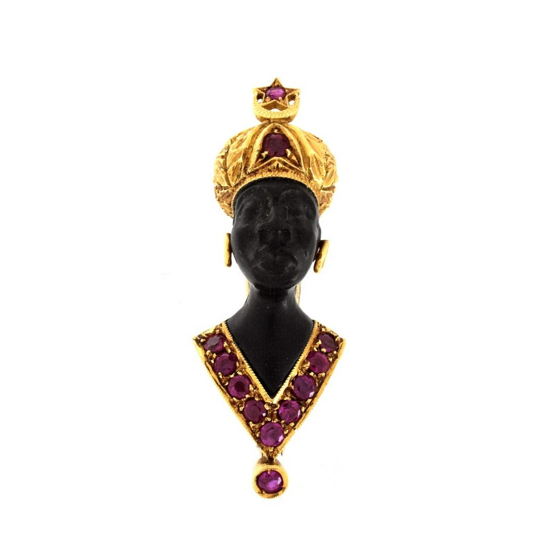 Vintage Nardi Blackamoor Brooch (1 of 4)