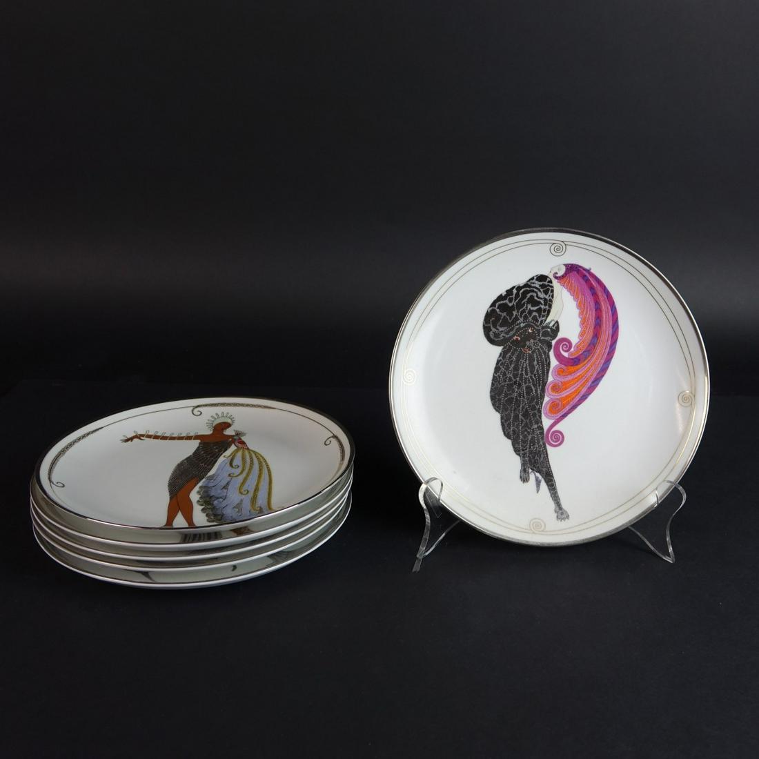 Six (6) Limited Edition House of Erte Plates (1 of 7)