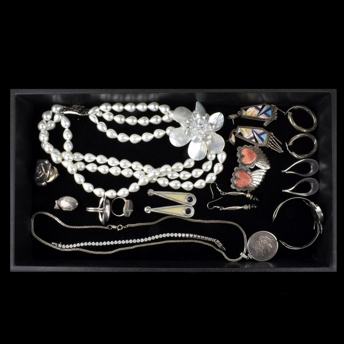 Collection of Silver Jewelry (1 of 1)