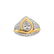 Bulgari Diamond Platinum and 18K Ring - 2