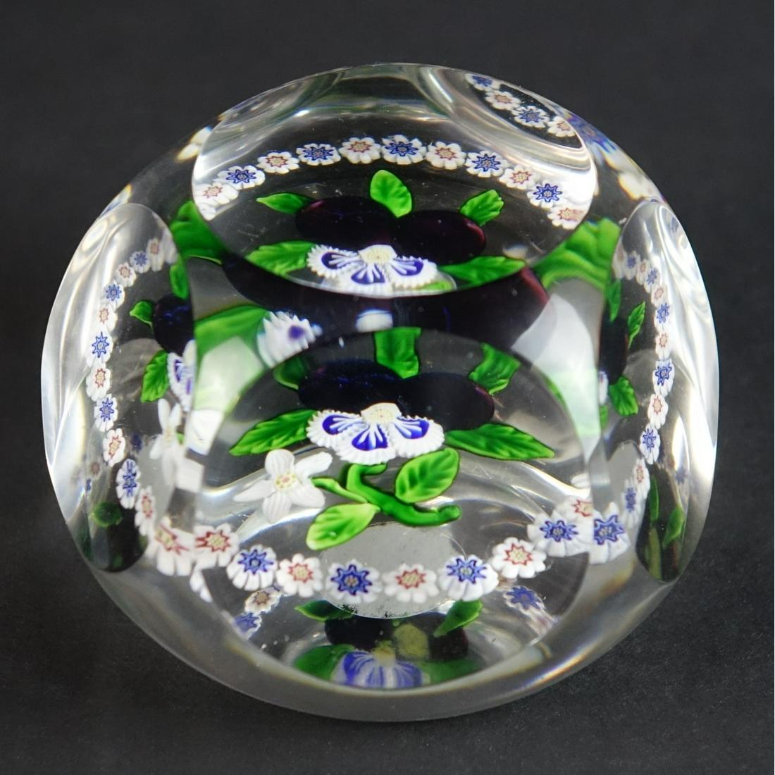 Antique Baccarat Faceted Paperweight (1 of 4)