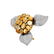 Opal, Diamond 18K and Platinum Brooch - 2