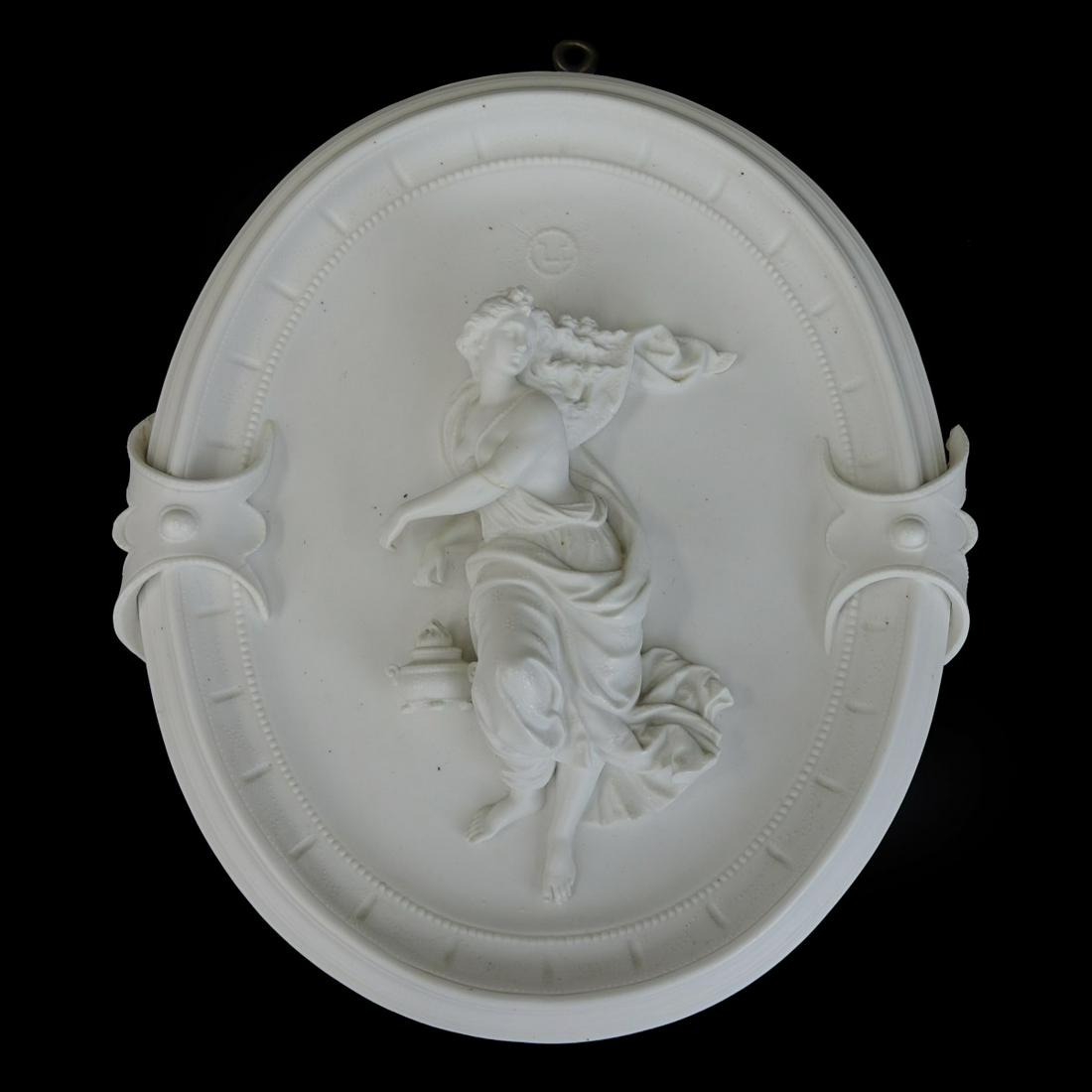 Antique Neoclassical Style Plaque (1 of 2)