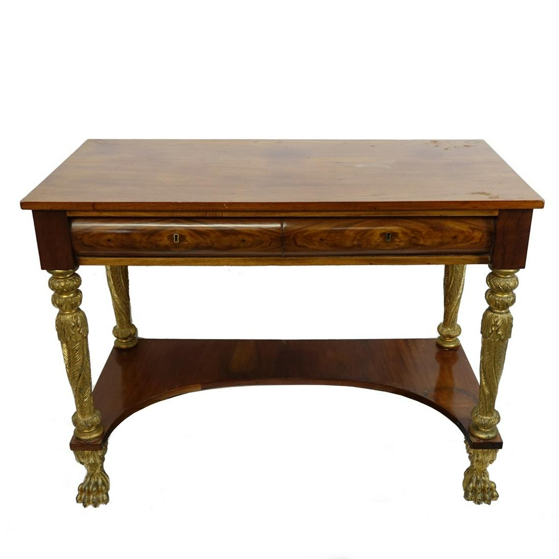 19th C Mahogany Console (1 of 3)