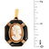 Vintage 14K, Diamond Cameo Pendant - 4