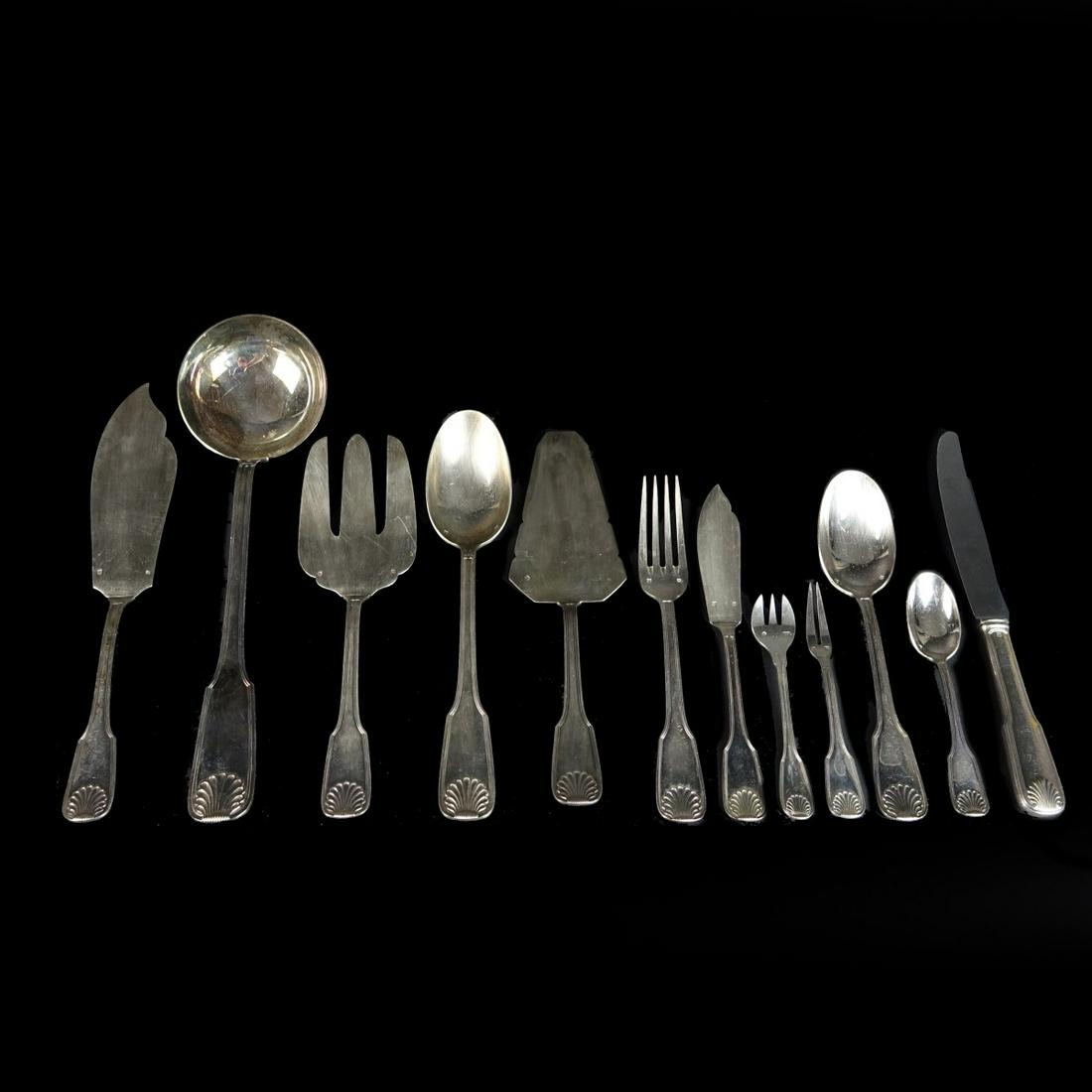 Large Silverplate Flatware Service (1 of 4)