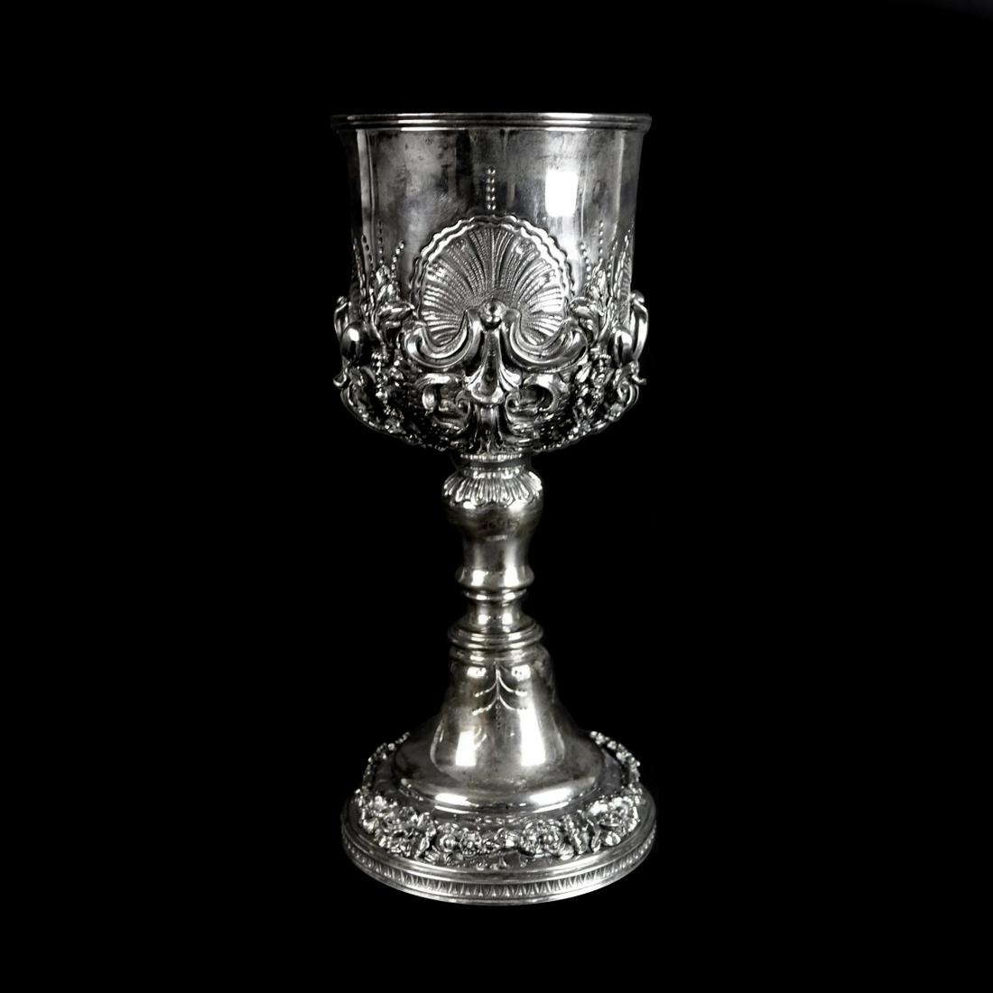 Vintage Judaic Sterling Silver Chalice (1 of 3)
