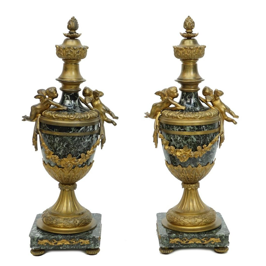 Pair of French Louis XVI Style Cassolettes (1 of 3)