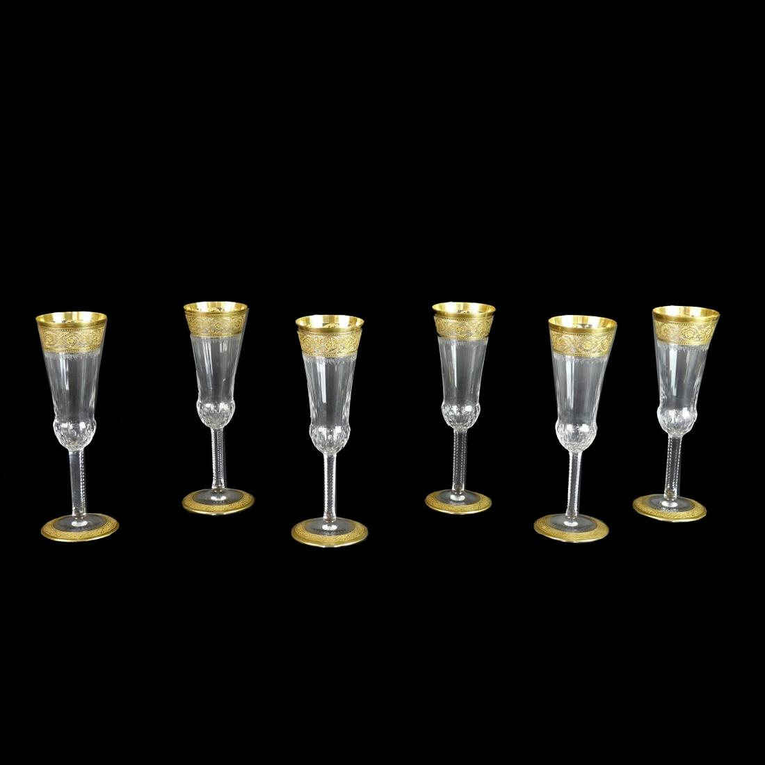 Six (6) Saint-Louis "Thistle" Champagne Flutes (1 of 2)