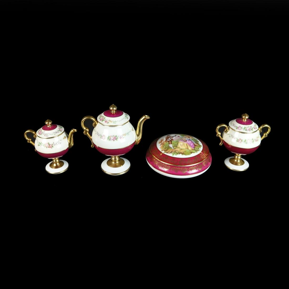Four (4) Limoges Porcelain Tableware (1 of 3)