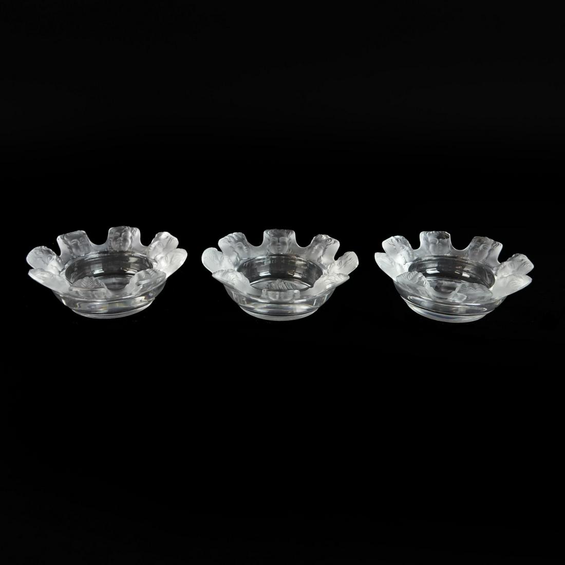 Three Lalique Ashtrays (1 of 4)