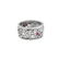 Art Deco Diamond, Ruby, Platinum Ring - 2