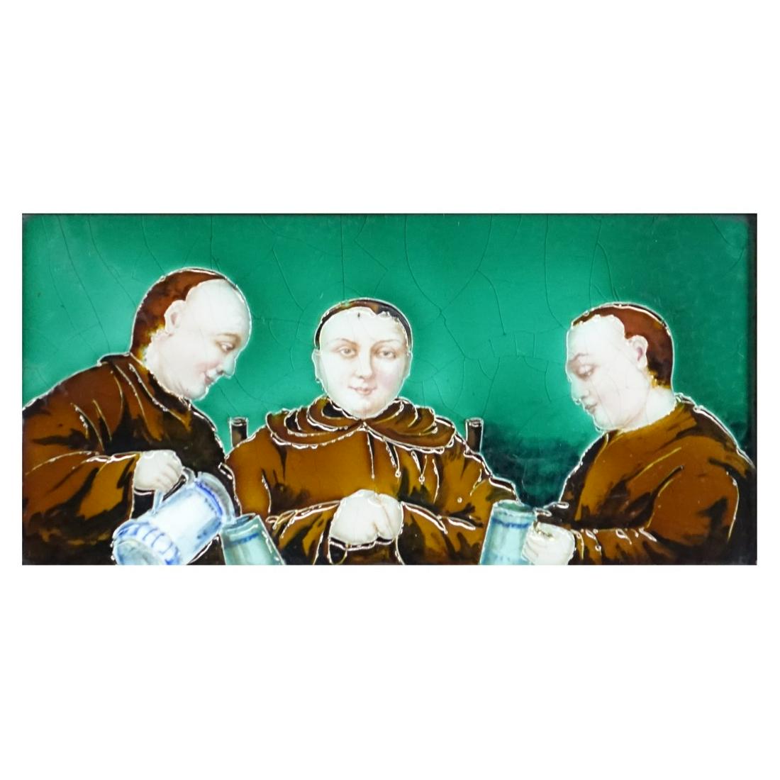 Antique German Ceramic Plaque (1 of 3)