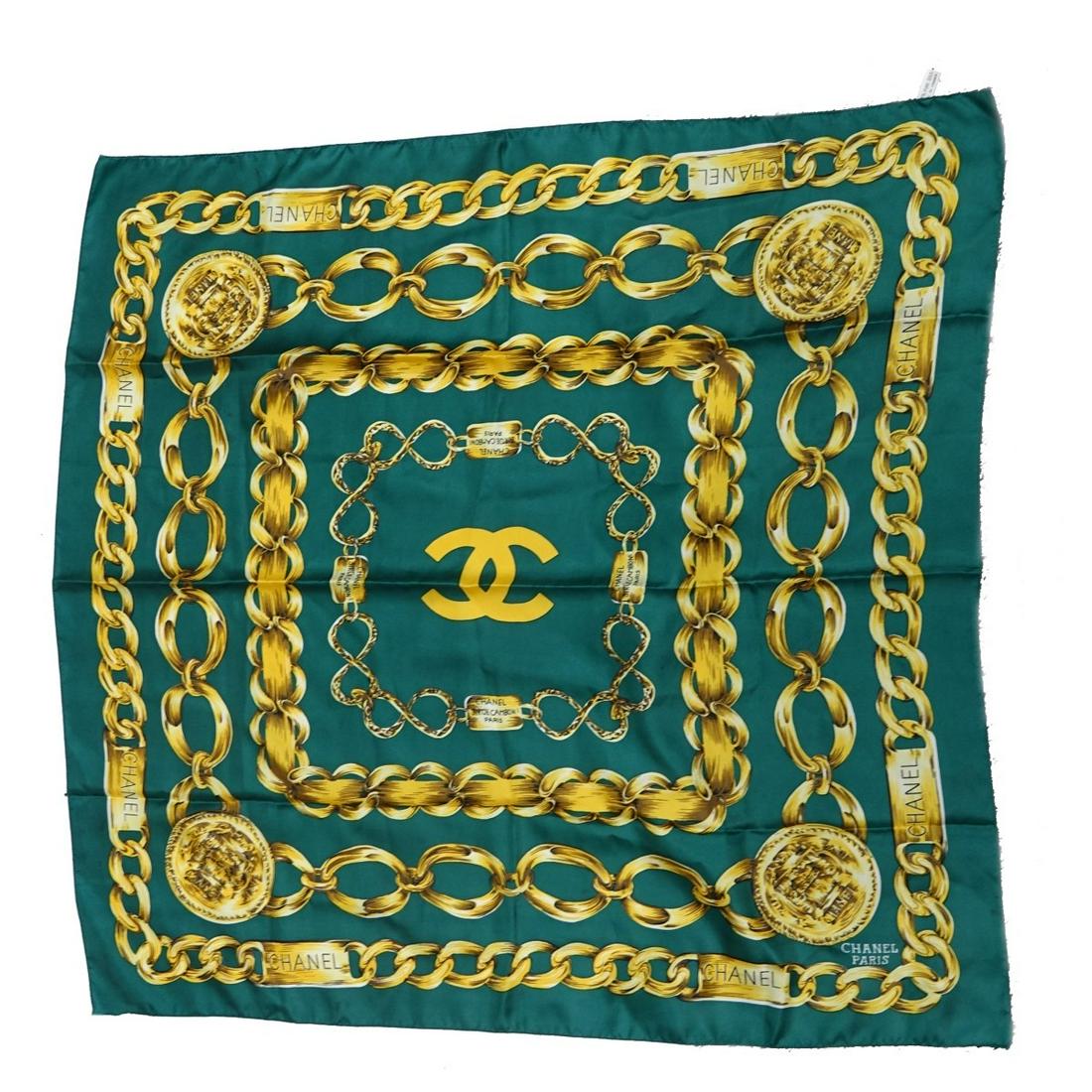 Chanel "31 Rue Chambon" Silk Scarf (1 of 2)