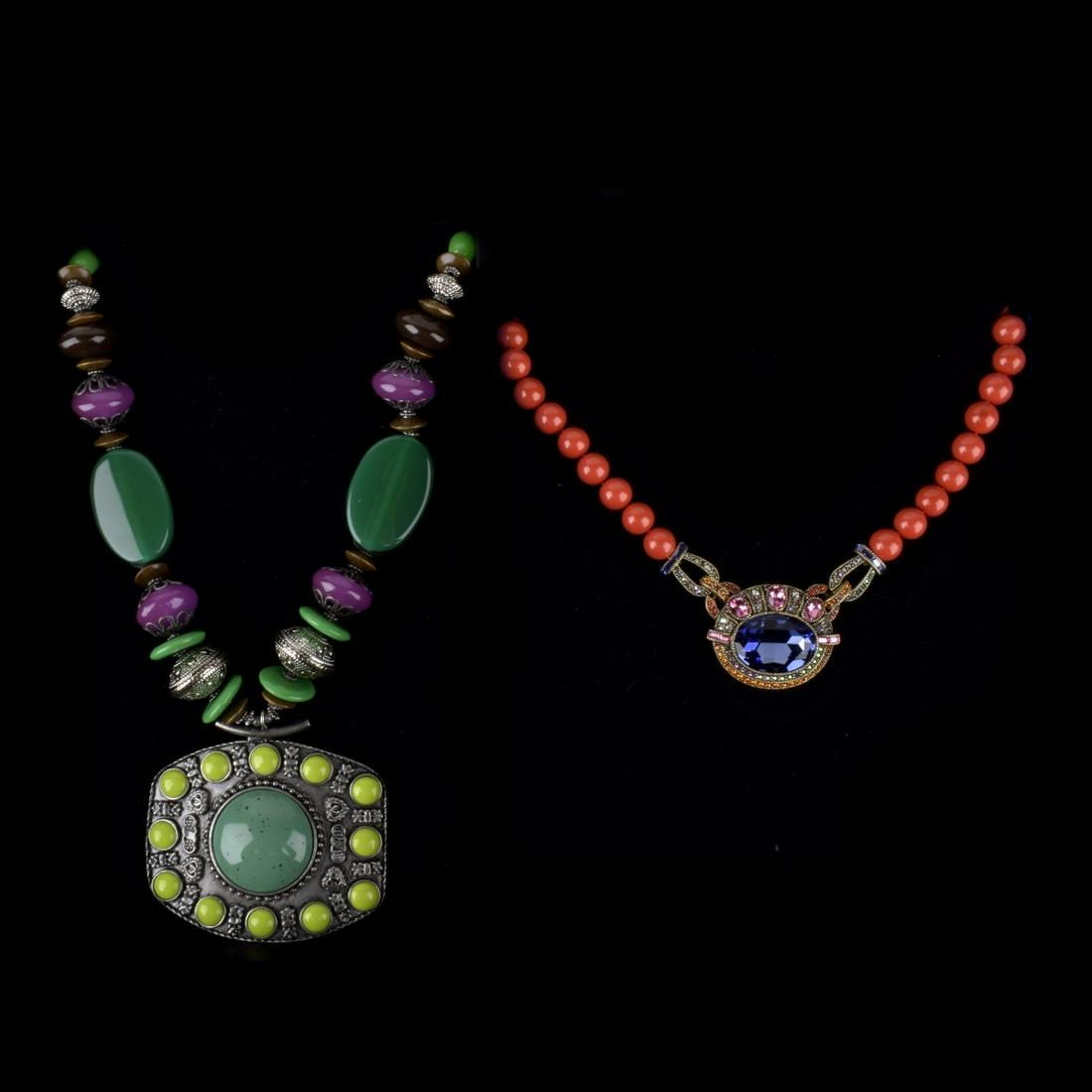 Two Costume Pendant Necklaces (1 of 3)