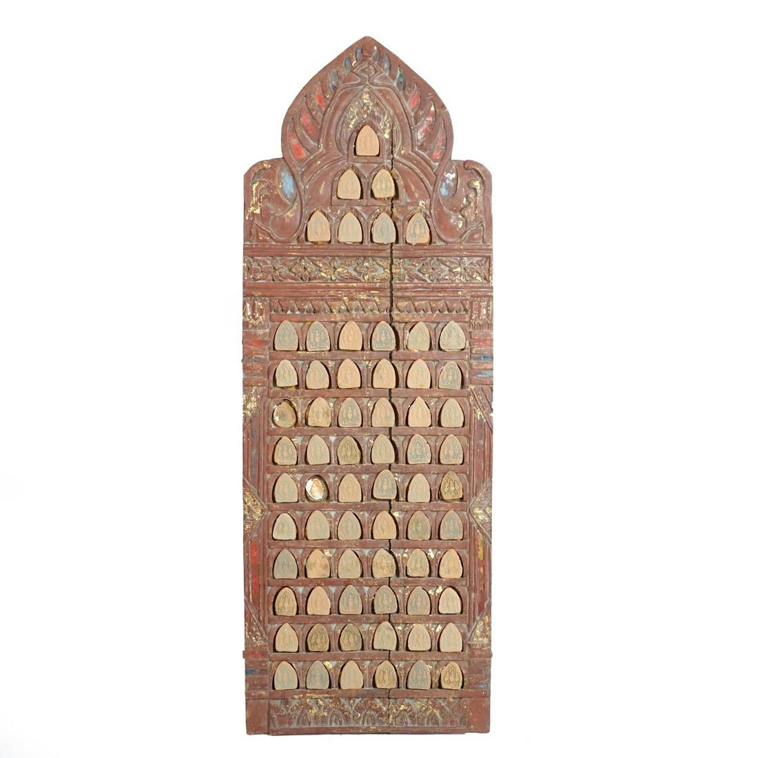 Sixty Five (65) Antique Thai Terracotta Plaques (1 of 2)