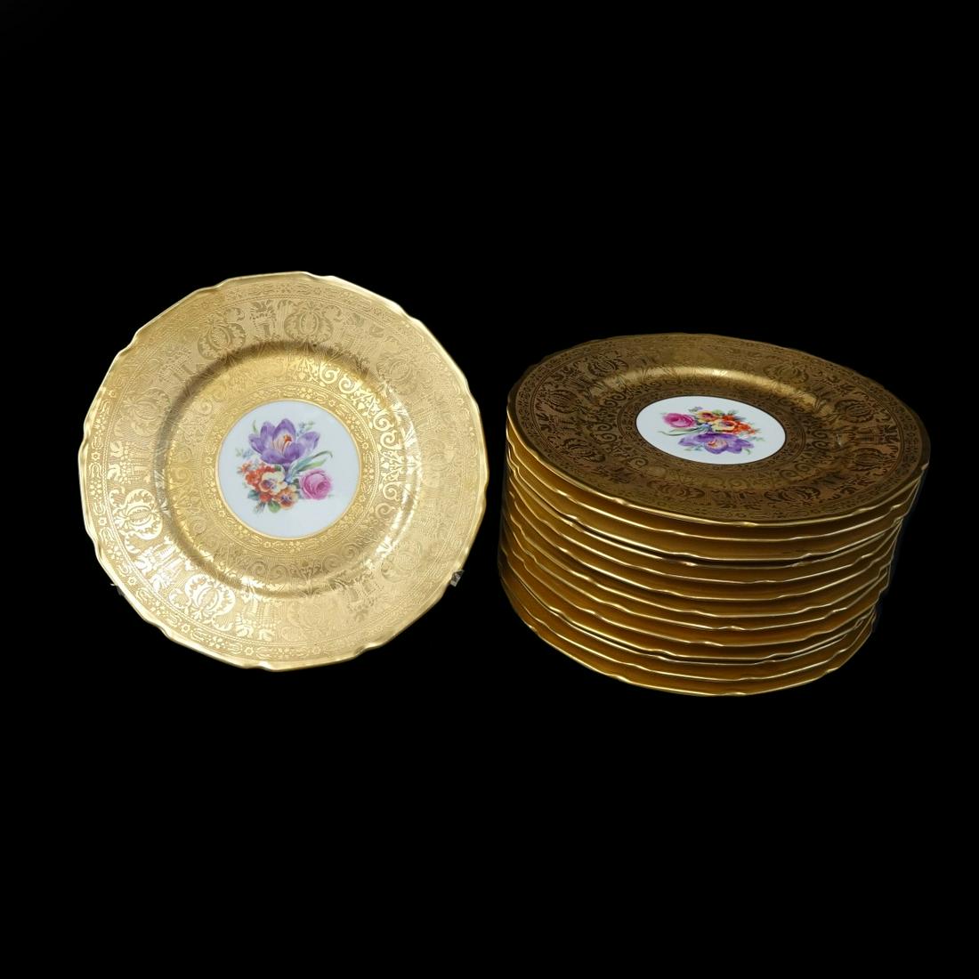 Fourteen (14) T&V Limoges Porcelain Chargers (1 of 5)