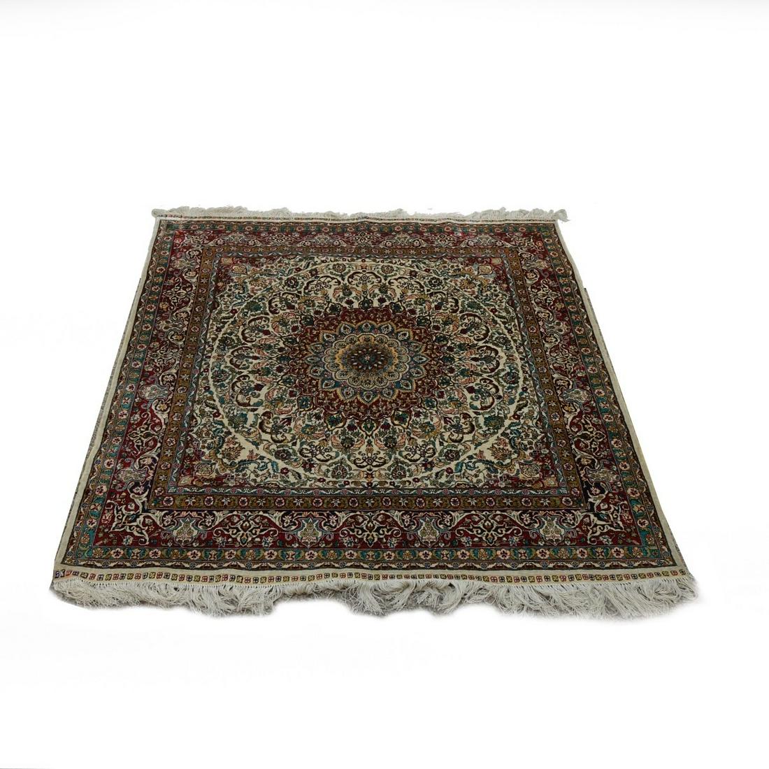 Semi Antique Middle Eastern Silk Rug (1 of 3)