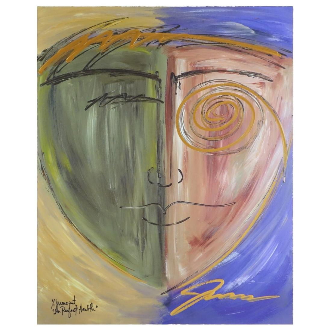 20th Century Monoprint on Paper (1 of 4)