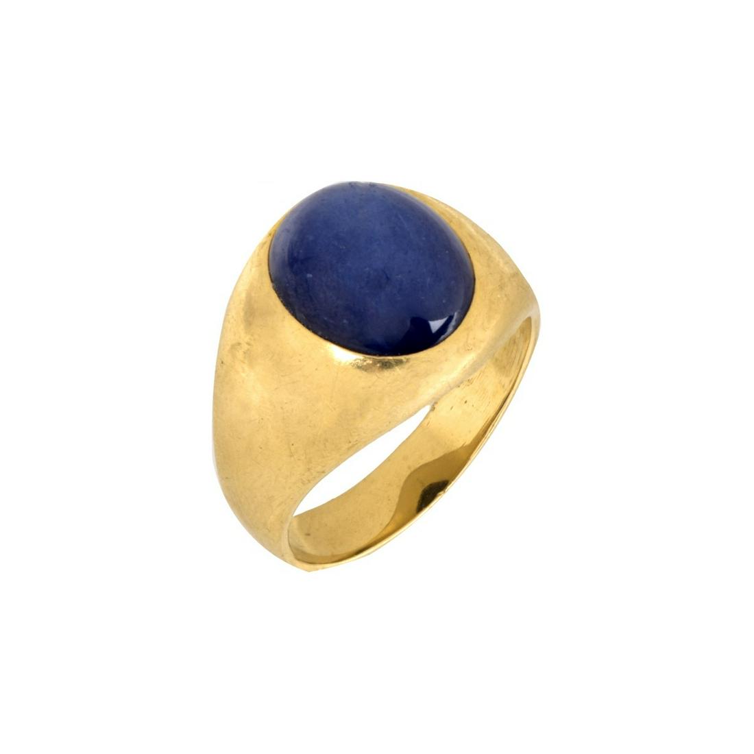 Men's Sapphire and 14K Ring (1 of 6)
