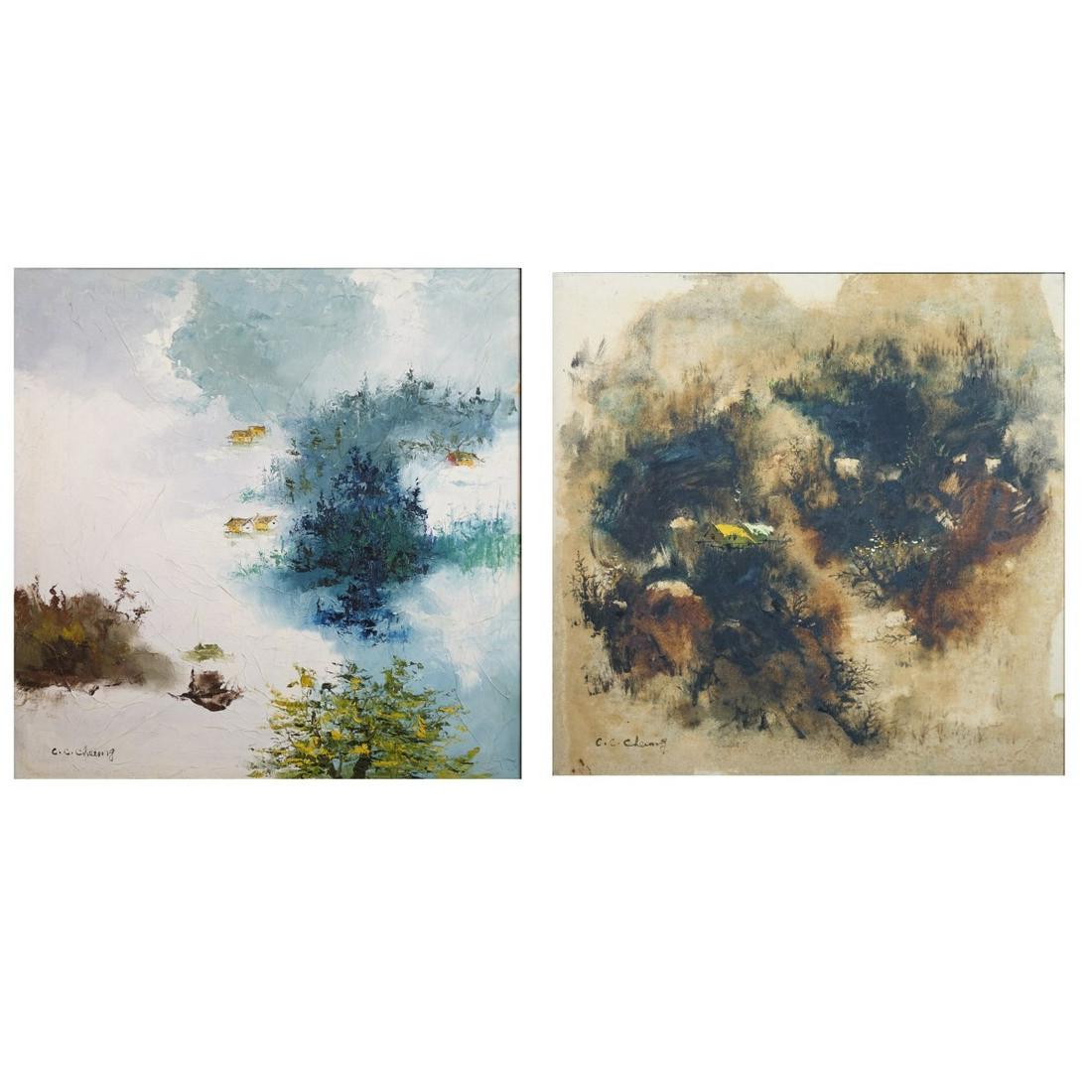 Two (2) C.C. Cheung, Chinese (20th C.) (1 of 5)