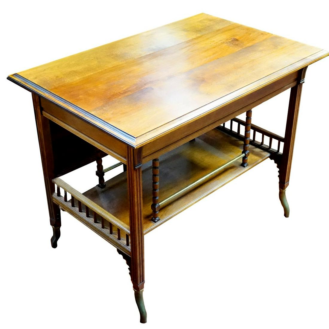 Mid Century Art Deco Wooden Side Table (1 of 3)