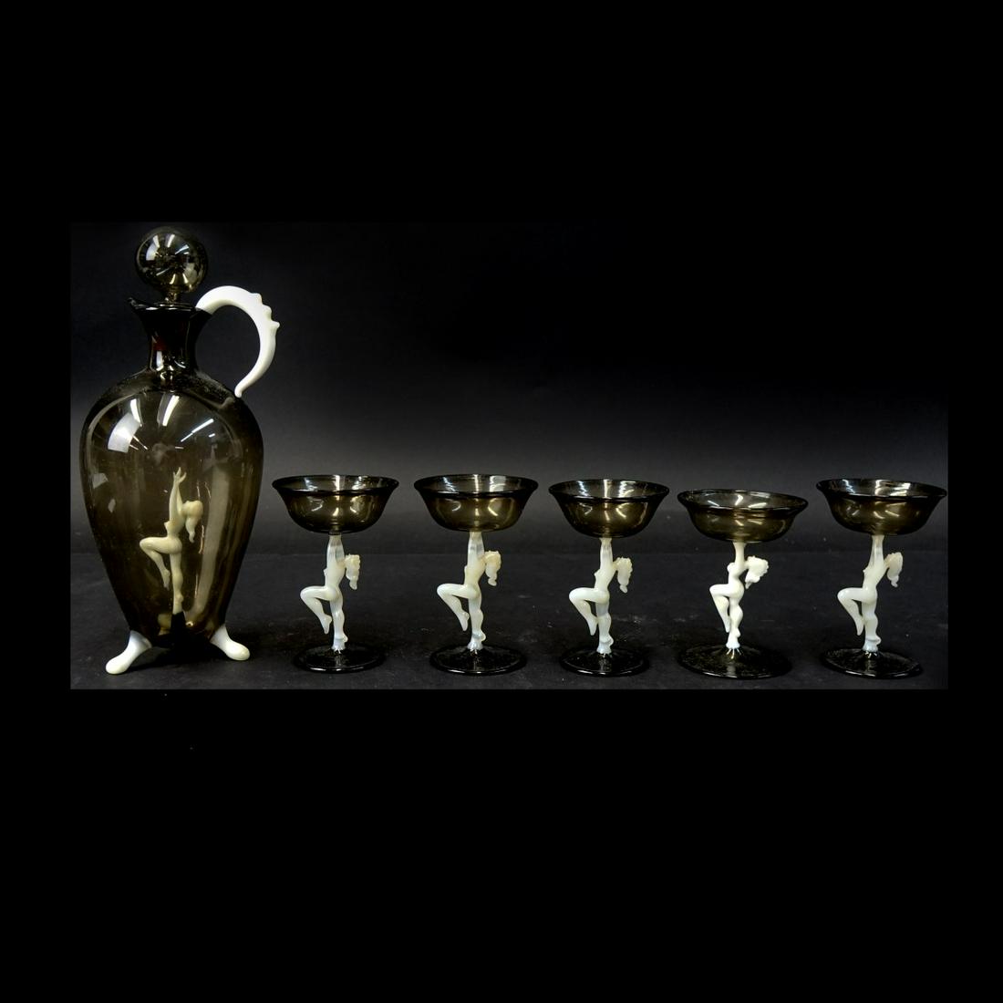 Six (6) Bimini Werksstatte Art Deco Cocktail Set (1 of 1)