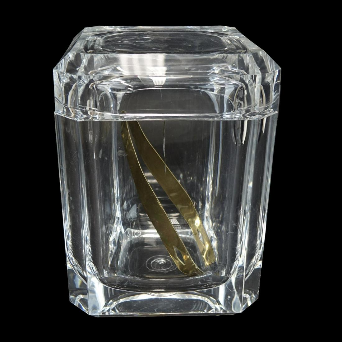 Mid Century Modern Lucite Ice Bucket (1 of 4)