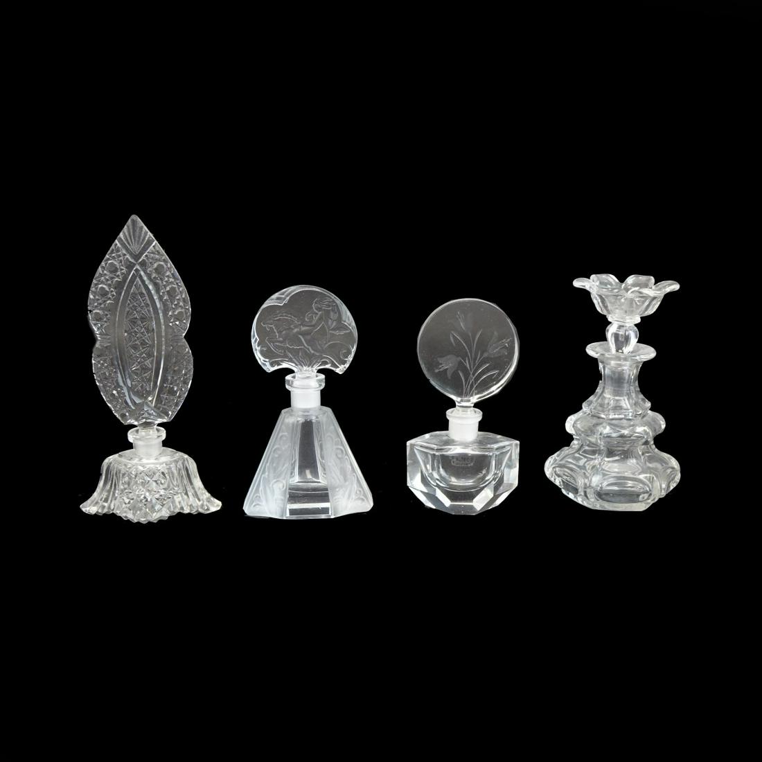 4) Vintage Art Deco Perfume Bottle A GROUP OF ART DECO HATTIE CARNEGIE