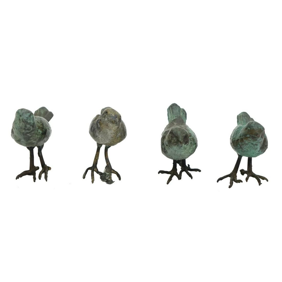 Four (4) Early 20th C. Miniature Bronze Figurines (1 of 3)