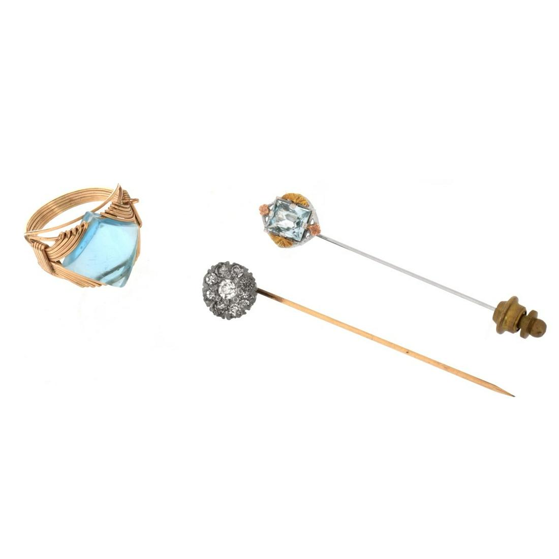 Two Stickpins and a Ring (1 of 2)