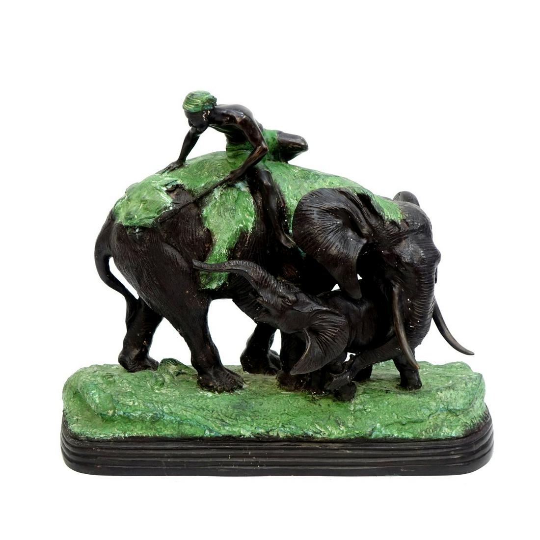 Large 20th C. Bronze Sculpture (1 of 4)