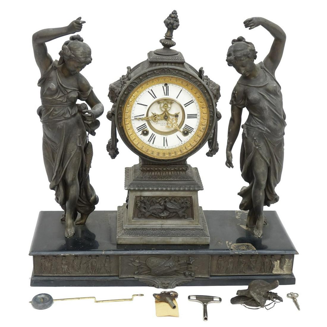 Ansonia Clock Co. Mantle Clock (1 of 3)