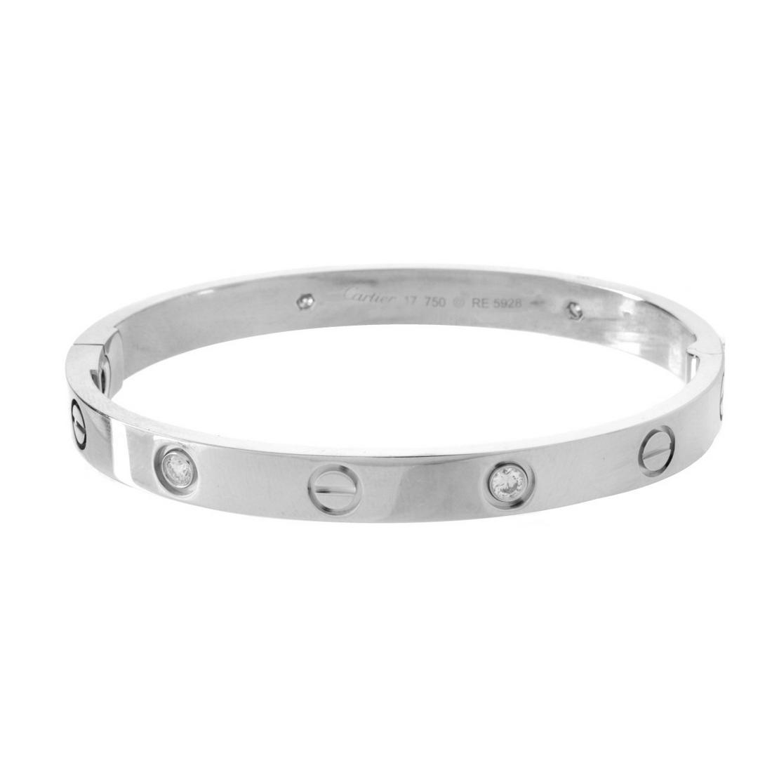 Cartier Diamond and 18K Love Bracelet (1 of 3)