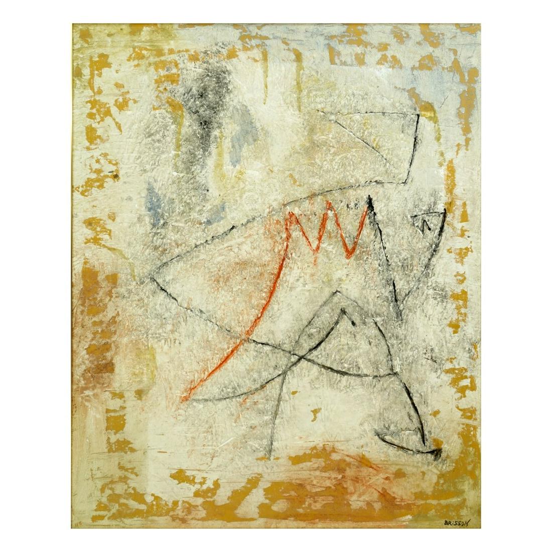 Pierre Marie Brisson Mixed Media Abstract (1 of 8)