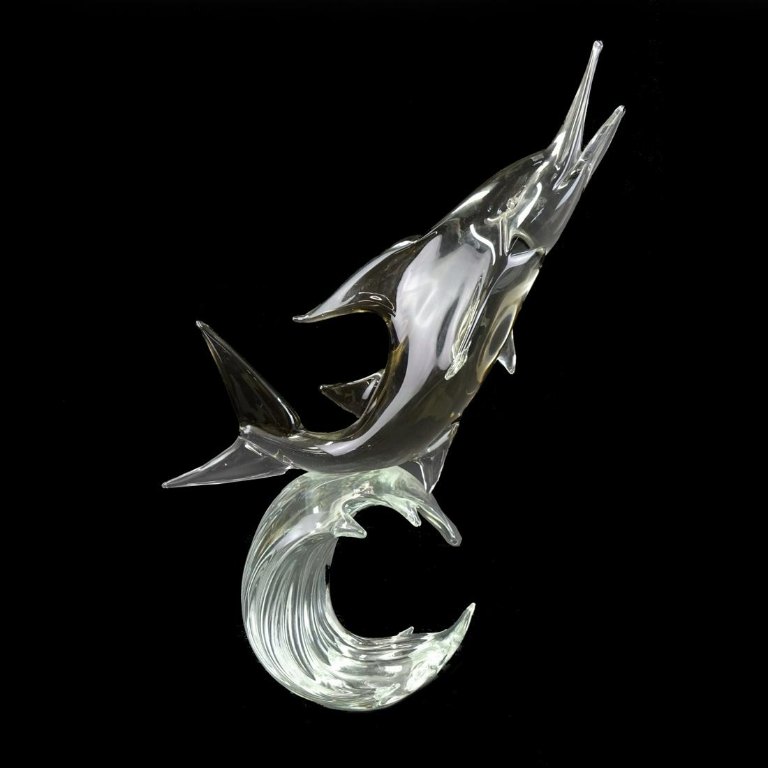 Licio Zanetti Murano Art Glass Swordfish (1 of 3)