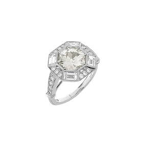 Diamond and Platinum Ring (1 of 6)