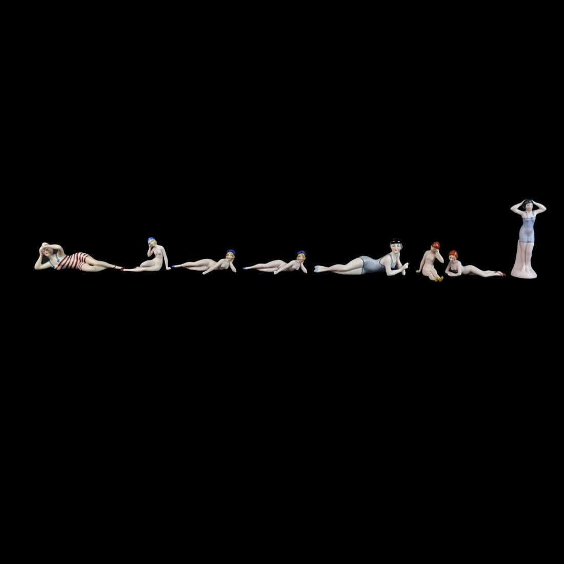 Eight (8) Vintage Continental Bathing Beauties (1 of 4)