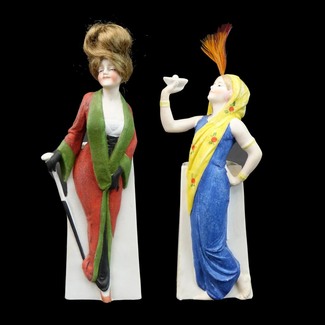 Two (2) Vintage German Bisque Bathing Beauties (1 of 3)