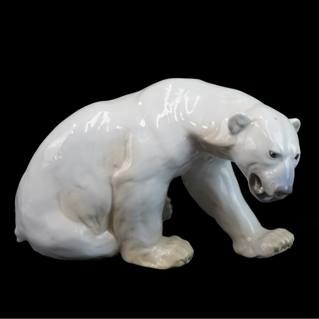 Bing & Grondahl Porcelain Polar Bear Figurines (1 of 4)