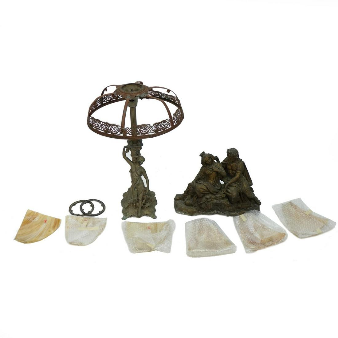 Two (2) Vintage Continental White Metal Tableware (1 of 4)