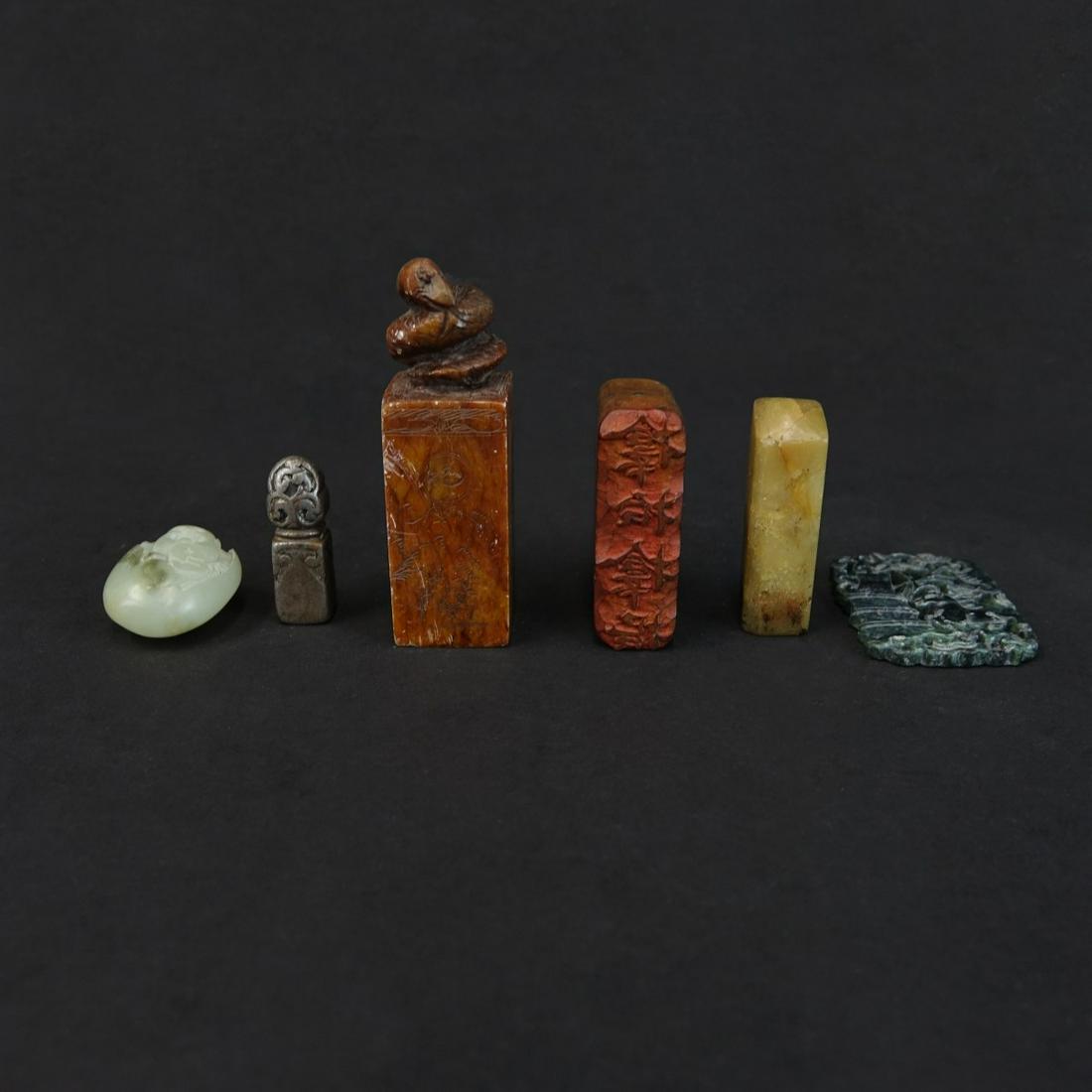 Six (6) Chinese Table Top Items (1 of 3)